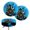 Halloween Haunted Castle, variant on XYZCANDO Halloween Black Cat Pumpkin Print Round Bar Stool Seat Covers 2 Pack, Stretch Washable Stool Cushion Slipcovers for Kitchen Dining Cafe High Chair Seat