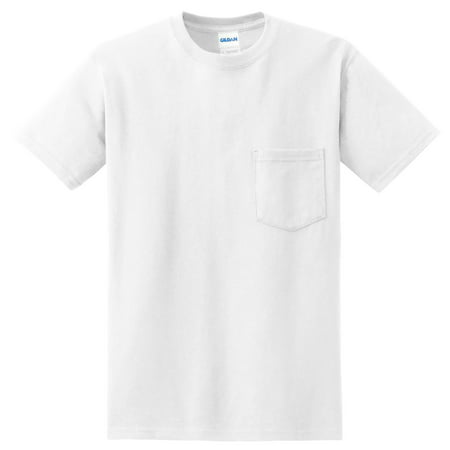 Gildan DryBlend 50 Cotton/50 DryBlend Poly Pocket T-Shirt, Pack of