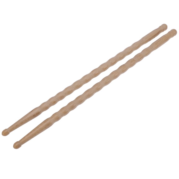 QAYOZ 2pcs Bamboo Drumstick Drum Sticks Premium Creative Percussion Musical Parts