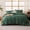 Green, variant on Sleep Zone Twin/Twin XL Cationic Microfiber Duvet Cover Set, Coral, Soft & Breathable