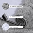 thumbnail image 4 of Softlife Bathroom Rug Soft Absorbent Microfiber Bathroom Rugs Washable Bath Mat,24"x36",Gray, 4 of 6