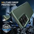 thumbnail image 3 of KOMI for Samsung Galaxy S25 Ultra Case with HD Screen Protector, 10 FT Military Grade Drop Protection, Anti-Slip Phone Case, Green, 3 of 5