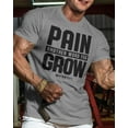thumbnail image 5 of Gymish Pain for Grow Workout T-Shirt for Men, Funny Gym Shirts, Lifting T-Shirt, Deadlift Tee, Men's Gym Shirt, Workout Tops, Powerlifting & Bodybuilding Tee, 5 of 6