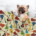 thumbnail image 3 of Pofeuu Different Kind Of Guitars Print Puppy Blanket,Dog Blankets,Pet Blanket Cozy Cat Blankets for Indoor Cats, Fuzzy Pet Blanket for Kitten Doggy Dog Blankets-Small, 3 of 8