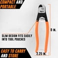 thumbnail image 4 of czcpp-Mutt Tools Steel Cable Cutters – Cable Cutters Heavy Duty for Steel Wire Rope – Cuts Wire Up to 5/32” in Diameter – Cuts Railing, Bicycle Brake Lines and Trucker Seals, 4 of 4