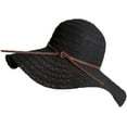 thumbnail image 5 of CoCopeaunts Wide Brim Bucket Hat for Women Summer Beach UV Protection Sun Cap Outdoor Traveling Charming Large Fisherman Hat, 5 of 8