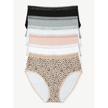 Joyspun Women's Cheeky Panties, 3-Pack, Sizes to 3XL - Walmart.com