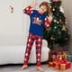 thumbnail image 4 of Ropa navideña familiar pijamas de invierno para el hogar nuevos Europa y Estados Unidos traje de manga larga con estampado navideño, 4 of 5