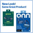 thumbnail image 4 of onn Wireless Open-Ear Earphones with Environmental Noise Canceling Microphones, Black, 4 of 11