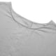 thumbnail image 3 of Blusa vintage de lino y algod贸n de verano para mujer, camiseta de media manga con cuello redondo Eccomum Gris/4X-grande, 3 of 7