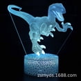 thumbnail image 1 of Luz nocturna LED de dinosaurio 3D con diferentes patrones y 7 colores con control remoto, el mejor regalo para niños, niñas y niños, 1 of 5