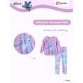 thumbnail image 6 of Disney Stitch Girls Sets Crewneck Sweatshirt and Leggings Angle Graphic School Outfit 2-Piece Set 10-11Y, 6 of 10