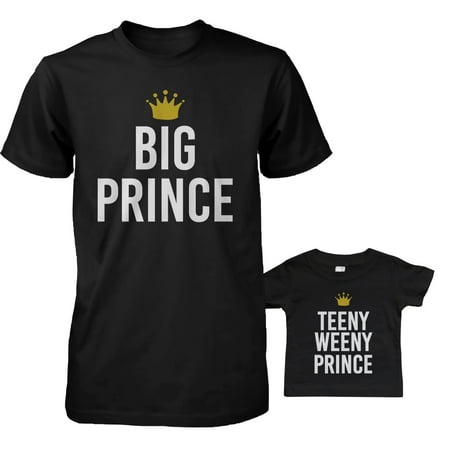 

Prince Dad and Baby Matching T-Shirts