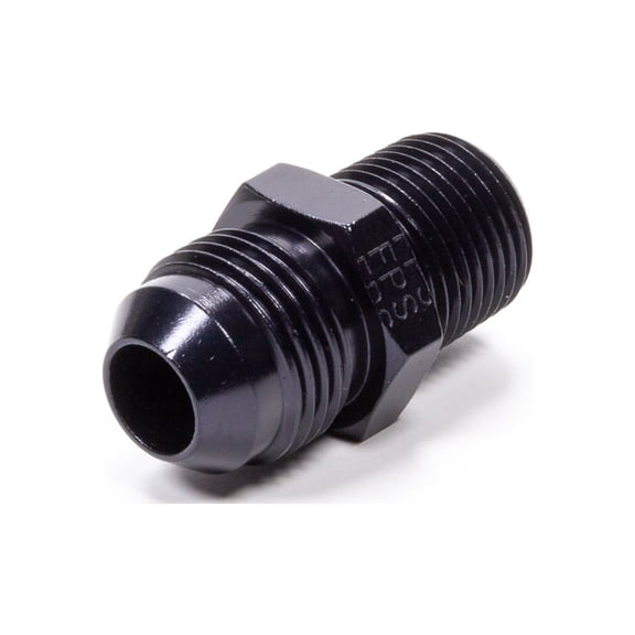 Fragola Performance 481608-Bl Straight Adapter Fitting #8 X 3/8 Mpt Black
