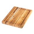 thumbnail image 1 of Tabla de cortar Teakhaus de madera pequeña con ranura para zumo, 35 x 25 cm, 1 of 9