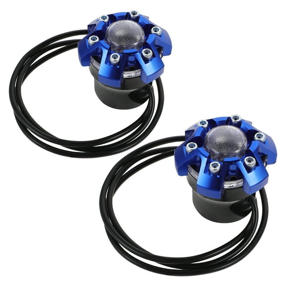 ELAYARD 1Pair Motorcycle Front Fork Caps with Illuminated Design for Improved Night Visibility