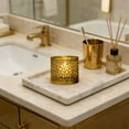 thumbnail image 4 of Lilixerw Golden Geometric Openwork Candle Holder,Creates Decorative Light Candle Cup,Home Decor for Tabletop,Shelf,Perfect for Candles & Tealights,Adds Warm Ambiance,3.14x3.14x3.35in,Gold, 4 of 6