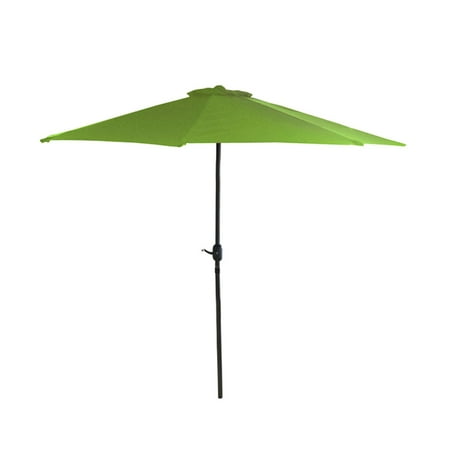 7 5 Outdoor Patio Market Umbrella With Hand Crank Lime Green 7 5 Outdoor Patio Market Umbrella With Hand Crank Lime Green