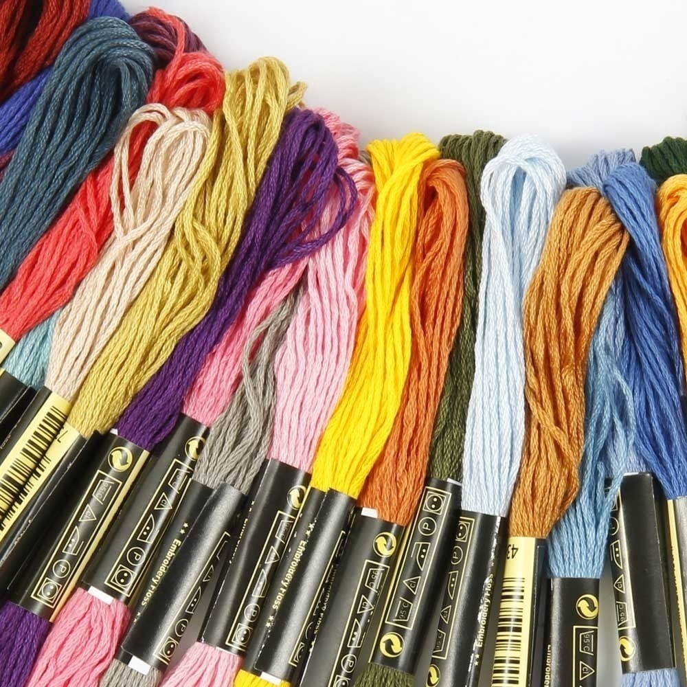 Fznkrag Multicolor Embroidery Floss, 12.48 inches 0.594 lb (447 Piece)