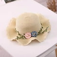 thumbnail image 2 of Hauaitttt Toddler Girls Summer Hat Bag Set Wide Brim Sun Hats with Woven Bag Sun Beach Hats Sunhat Floral Tea Party Cap Fresh Hat Bucket Hat Nylon Pocket Hat Men's Summer Bucket Hat Ladies Corduroy, 2 of 4