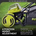 thumbnail image 4 of Cortacésped Sun Joe 15" de Corte con Bolsa de 45 L y Motor Inalámbrico de 360W, 4 of 9