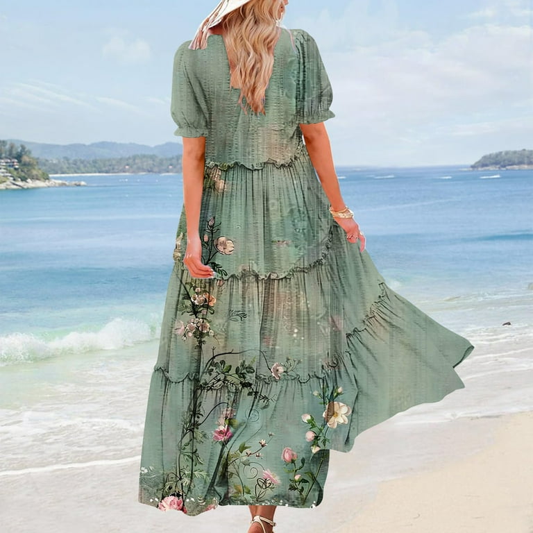 casual plus size boho maxi dresses Black White Boho Maxi Dress, Long Spaghetti Straps Women Sleeveless Casual Cute Designer Elegant Plus Size Cocktail Party Summer Designer L / White