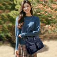 thumbnail image 2 of Women Casual Crossbody bags PU Leather Shoulder Bags Multi Pocket Handbags, 2 of 7