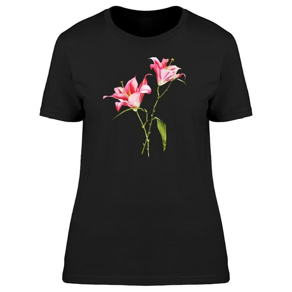 Two Lilia Flowers Tee Women's -Image by Shutterstock