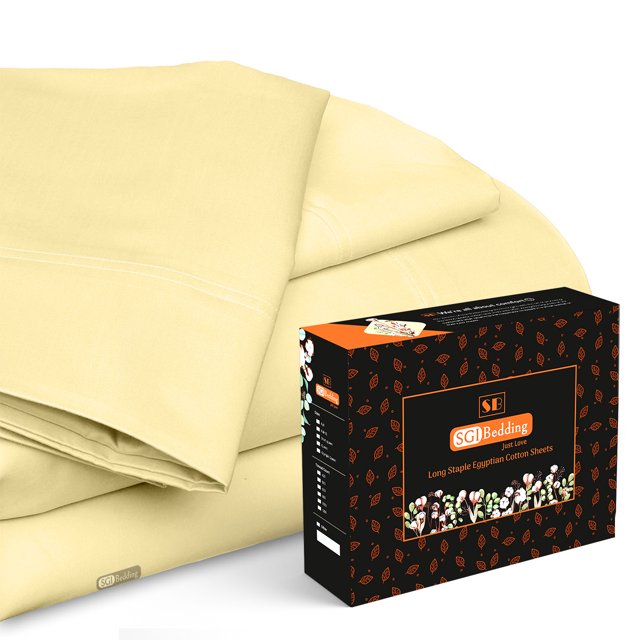 Queen Size Egyptian Cotton Bed Sheets 800 TC Sheet Set Rust Solid Cotton 21" Deep
