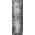 thumbnail image 2 of Addison Rugs Dream Shag Premium Machine Washable Transitional Abstract Black Runner Rug, 2'3" x 7'6", 2 of 8