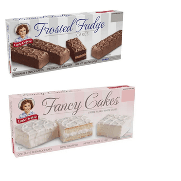 Little Debbie Frosted Fudge Cakes & Fancy Cakes Pair, 10 12 ct