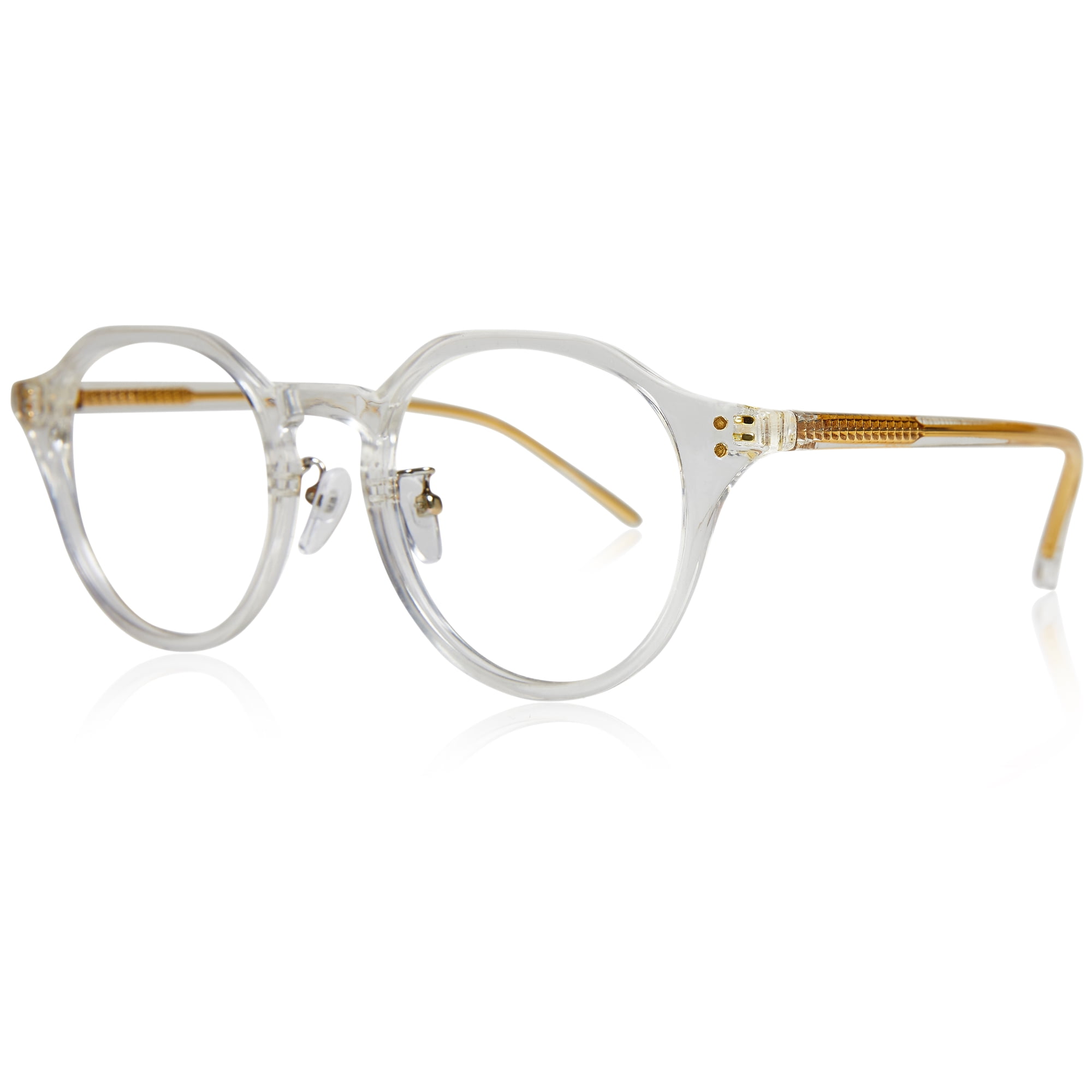 Blue Light Blocking Glasses | Lightweight Eyeglasses Frame | Computer Game Glasses | Relieve Eye Strain From Digital Devices and Gaming | Glasses for Men & Women