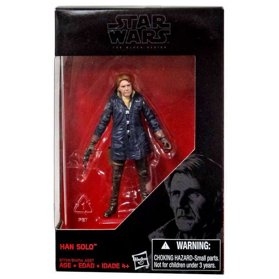 Star Wars:The Force Awakens, theBlack Series, Han Solo [Starkiller Base] Action Figure, 3.75 Inches