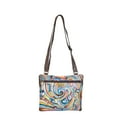 thumbnail image 6 of Sishka Womens Abstract Multicolor Hand-Painted Leather Ladies Bags – Slim Crossbody, Sling & Shoulder Artistic Stylish Purse, 6 of 7