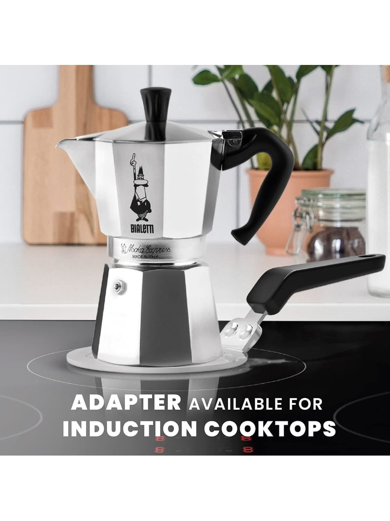 Bialetti, Moka Express Stovetop Coffee Make Aluminium, 6 Cup