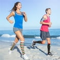 thumbnail image 5 of 4 Pairs Christmas Medical Sport Compression Socks - 15-20mmhg Graduated Knee-High Support for Men & Women, Ideal for Soccer, Running, and Nurses, 5 of 7
