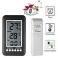 thumbnail image 3 of LCD Digital Wireless Indoor/Outdoor Thermometer Clock Temperature Meter, 3 of 5