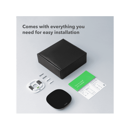 ecobee Lite SmartThermostat, Black, EB-STATE3LT-02 3 lite - 7 Day Programmable Smart Thermostat W/Touchscreen