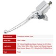 thumbnail image 5 of 7/8" 22mm Right Brake Master Cylinder for GY6 50cc 110cc 125cc 150cc 250cc Taotao Sunl Roketa Kazuma Baja Scooter Moped ATV 4 Wheeler Dirt Pit Bike-Silver, 5 of 5