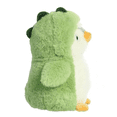 thumbnail image 3 of Peluche Pingüino Disfrazado Dinosaurio Unicornio Verde con Blanco, 3 of 5