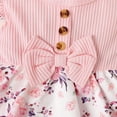 thumbnail image 6 of LAPAKIDS Infant Toddler Baby Girls Sleeveless Floral Party Swing Dress 0-3 Months, 6 of 7