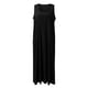 thumbnail image 4 of Vestido sin mangas de cuello redondo liso para mujer: corte holgado, tejido transpirable para primavera/verano/otoño, vestido largo con bolsillos, talla real., 4 of 7