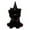 Black, variant on Gqtwoy Halloween Cats Sleeping Doll - Cute Cloth Plush Toy with Witch Hat for Kids, Black and Orange Halloween Decorations, Perfect Gift for Halloween Parties