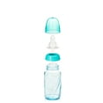 Evenflo Feeding Vented + BPAFree Glass Baby Bottles 4oz, Teal, 6ct