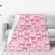 thumbnail image 1 of Balery Pink bows Manta de Felpa Suave y Acogedora – Cobija de Franela Aterciopelada para Cama, Lavable y Cálida para Sofá, Mascotas, Transpirable-40"x30", 1 of 7