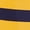NAVY/MUSTARD, variant on Women's NY Embroidered Striped Cropped Long Sleeve Polo Top