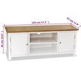 thumbnail image 6 of Charmma TV Cabinet 47.2"x13.8"x18.9" Solid Oak Wood, 6 of 6