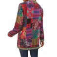 thumbnail image 2 of Bellella Vestes pour Femmes, Veste Ouverte à Manches Longues, Style Ethnique Décontracté, Cardigans Style-E 3TG, 2 of 3