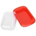 thumbnail image 3 of , Durable Butter Container with Lid, Portable Cheese Dish Holder Tray, 3 of 8