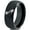 Black Dome Tungsten, variant on Tungsten California The Golden State Palm Trees Band Ring 9mm Men Women Comfort Fit Black Flat Cut Brushed Polished